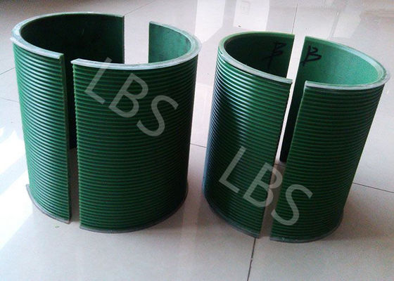 High Polymer Material Grooved Drum Sleeves Cover Smooth For Winch