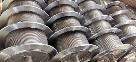 10-10000 एम की रस्सी की लंबाई के साथ अनुकूलित लेबस ग्रूव्ड ज्यामिति ड्रम