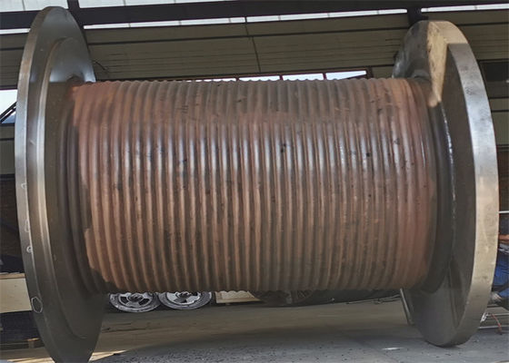 लेबस ग्रूव के साथ अपतटीय प्लेटफार्म बड़े व्यास समुद्री चरखी ड्रम